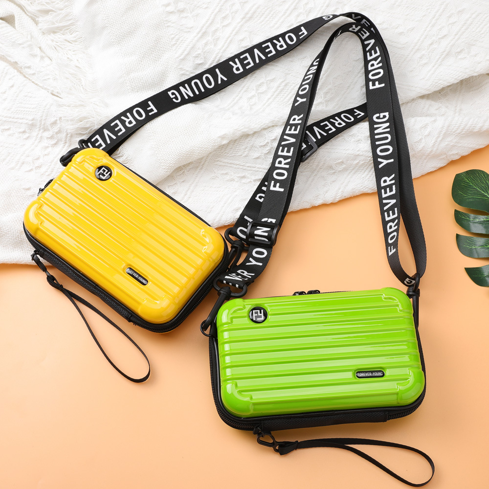 PC duro Shell bolsa de cosméticos fijo LOGO hombro mensajero bolsa de viaje conveniente bolsa de lavado bolsa de almacenamiento de equipaje