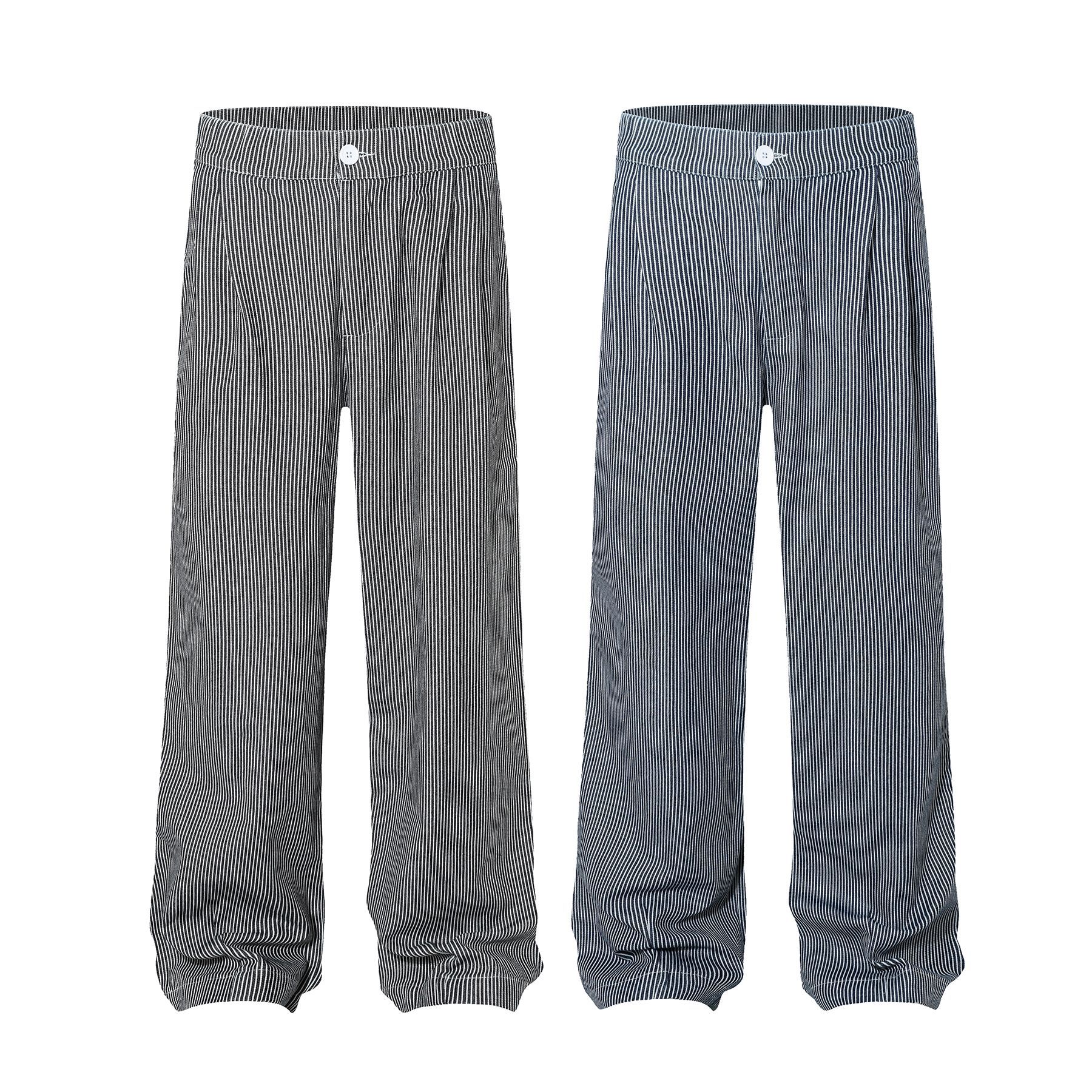 Lockere Herren Jeans Mit Streifen Für Lässigen Streetwear Look_voghion.com