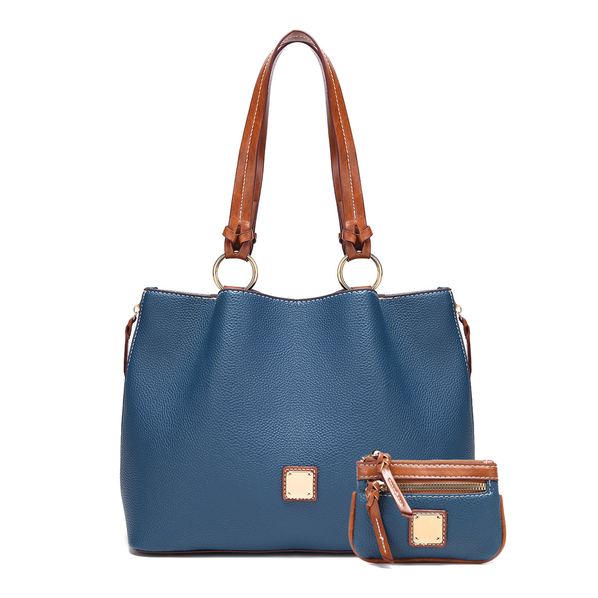 Retro Pebble Lychee Particle Texture Single Shoulder Mother-in-law Women's Bag Large Capacity_voghion.com