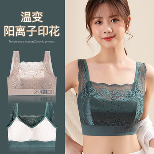 French Style Gathering Beautiful Back Lace Chest Wrap Vest Thin Paramilia Large Size Anti-walking Light Base Non-rimmed Tube Top Women