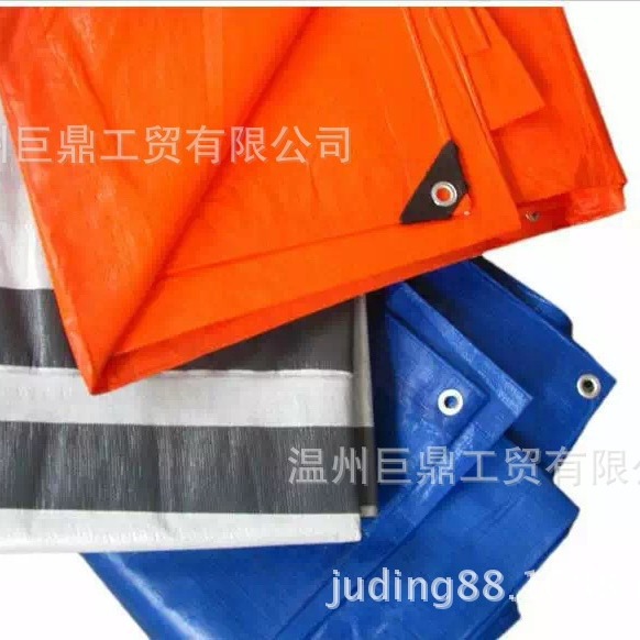 优惠供应PE防水布 PP篷布 彩条塑料布