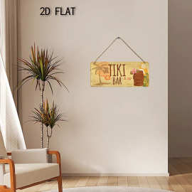 12.5*25cm家居墙面装饰画木牌Wooden Wall Plaque Sign跨境木板画