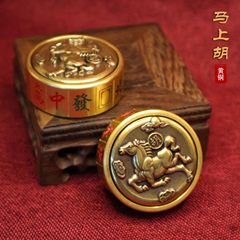 真鍮無垢材、即時減圧、指先スピナー、麻雀ハンドル、麻雀ハンドル、麻雀ハンドル、工芸品