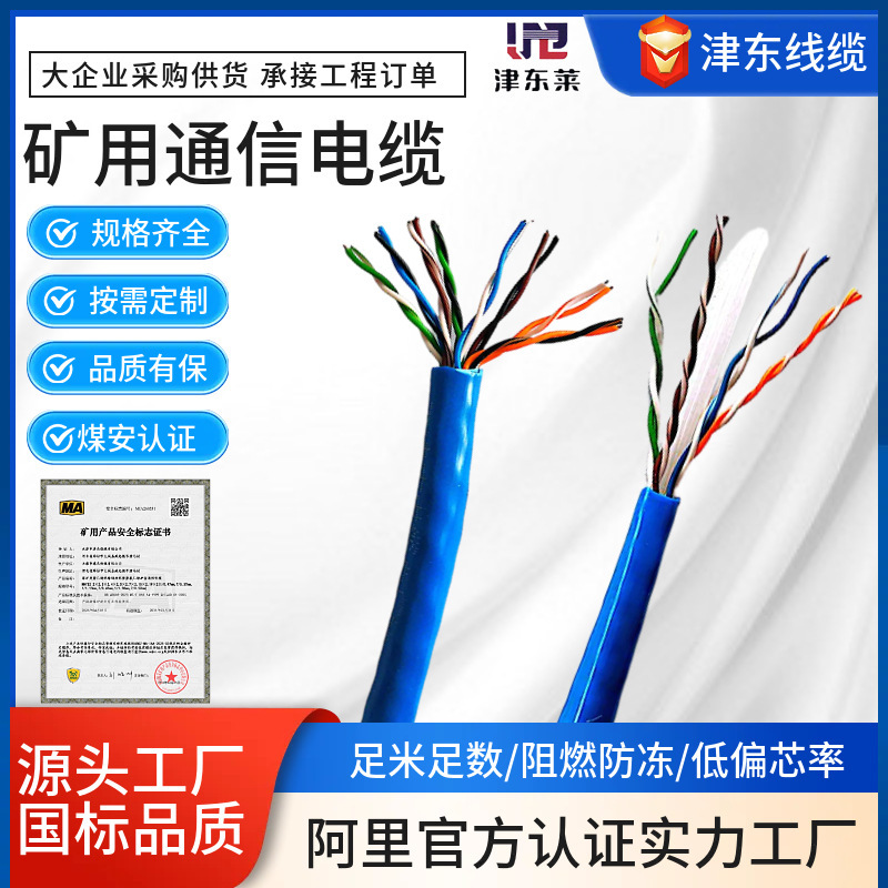 Mining-Grade Category 6A Network Cable Mhsyv Electrical Wires and Cables Coal Mine Category 6 Network Cable Manufacturer Mhyv4*2 Mining-Grade Category 6A Network Cable Mhsyv Electrical Wires and Cables Coal Mine Category 6 Network Cable Manufacturer Mhyv4*2