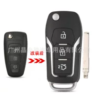 Подходит для Ford Mondeo Focus C-MAX Fiesta модифицированный ключ корпус новый модифицированный корпус