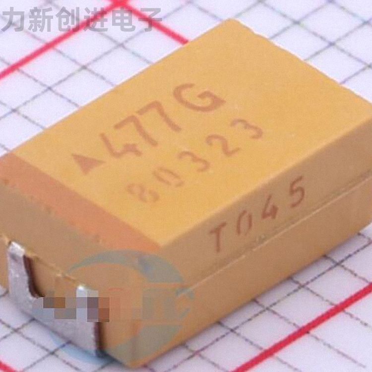 TPSD477K004R0045描述470uF(477) ±10% 4V 钽电容
