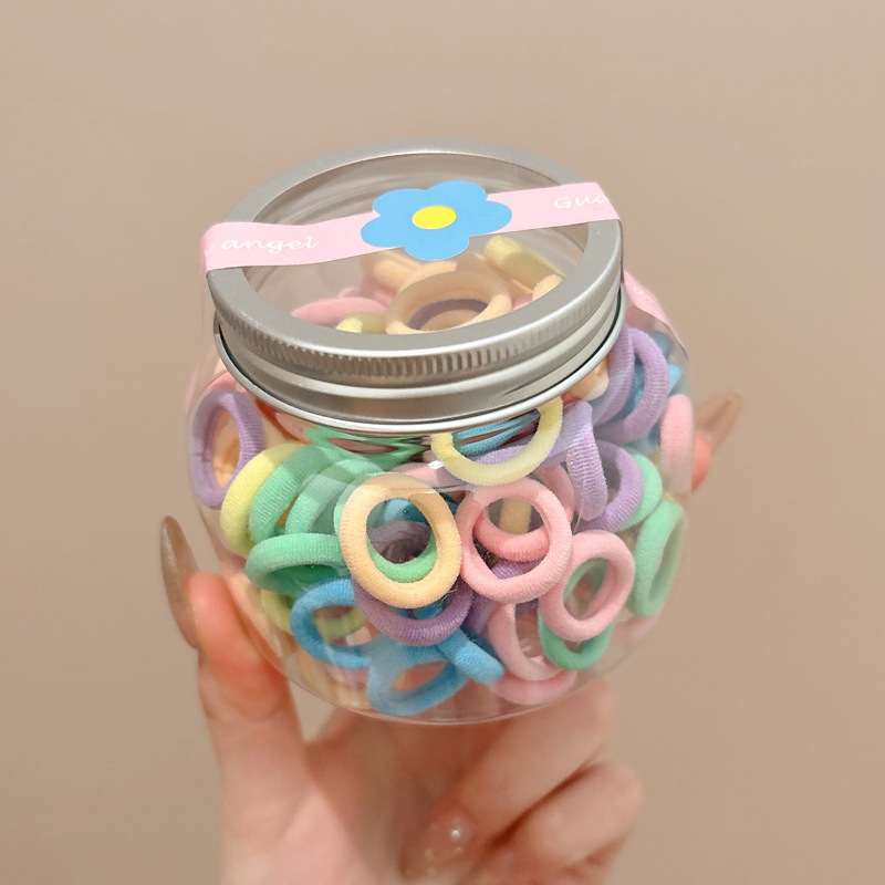 Cuerda para la cabeza para niños, lazo para el cabello altamente elástico y duradero, banda de goma para el cabello para bebés, cuerda para el cabello para niñas, accesorios para el cabello enlatados para niñas al por mayor