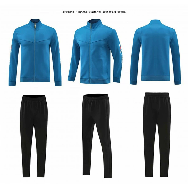 Deep emerald blue suit