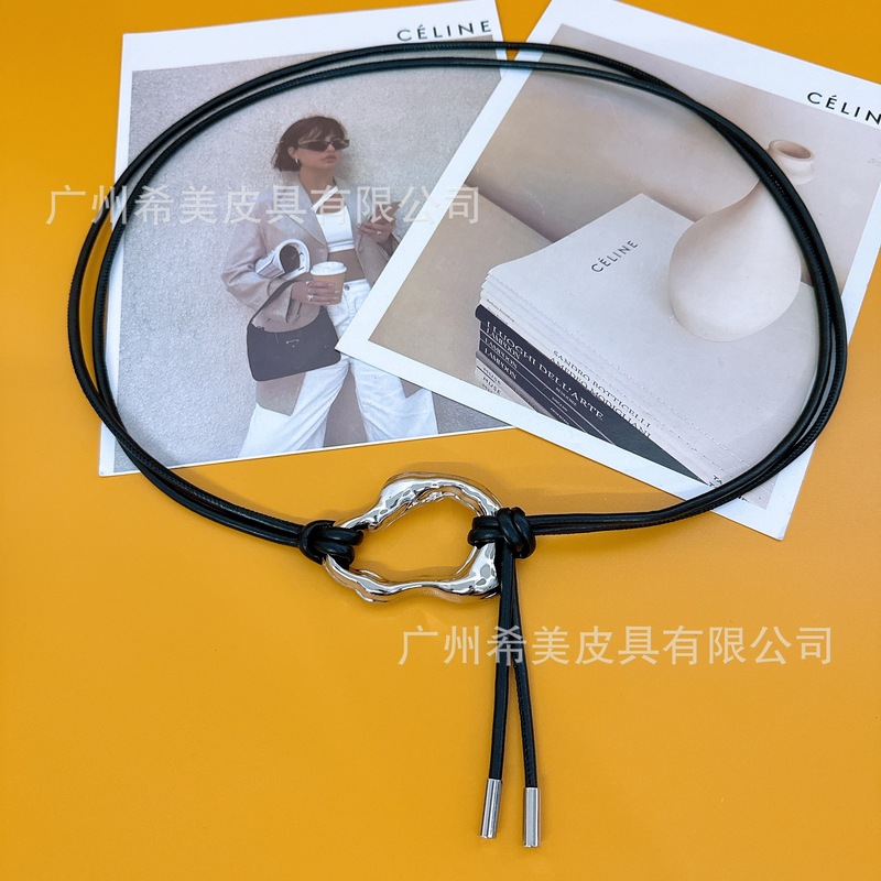 女性用のシンプルでエレガントな結び目ベルト、ドレス、コート、ジャケット用のウエストストラップ、ウエストを引き締める高級ベルト|undefined