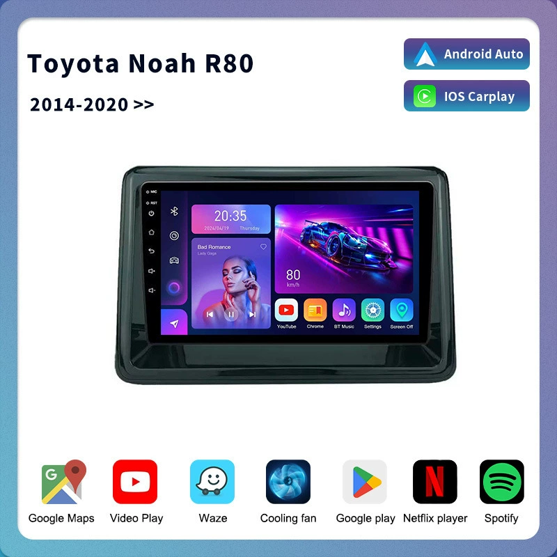 Подходит для Toyota с большим экраном навигации Toyota Noah R80 Автомагнитола Мультимедиа MP5