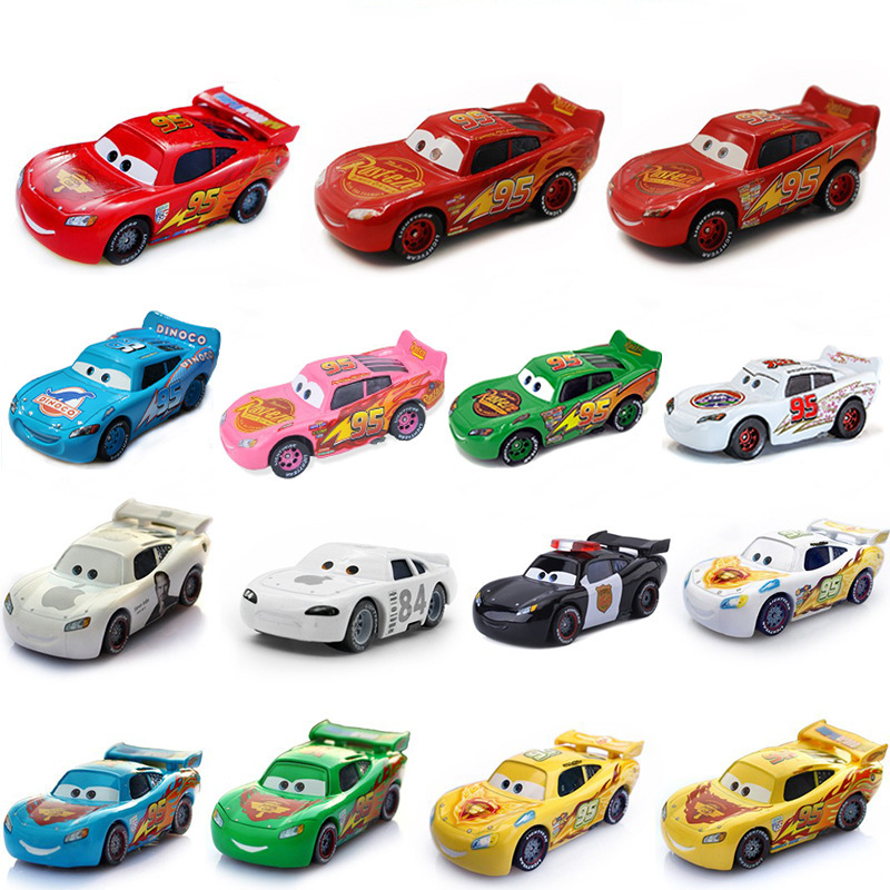 Car Story 95 Dinosaur Two-color Gray McQueen Generation Three Generation Racing Alloy Children's Toy Car Model