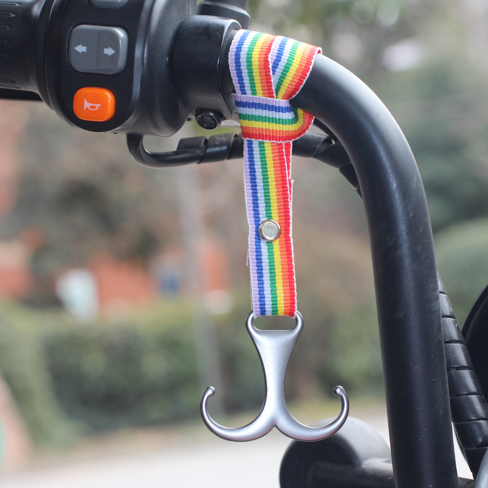 Gancho multifuncional de metal engrosado para motocicleta, triciclo eléctrico, venta al por mayor, nuevo, para compras y supermercado