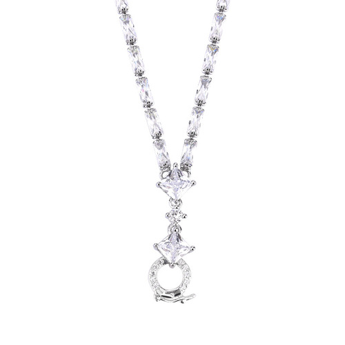 Zhuang Sheng Sheng Jewelry Copper Plated Gold Square Versatile Chain King Chain 45+5cm
