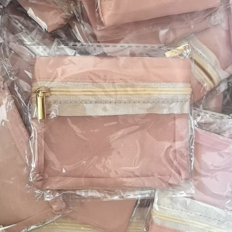 迷你首饰收纳包耳钉戒指手镯饰品整理绒布收纳袋透明拉链零钱包|undefined