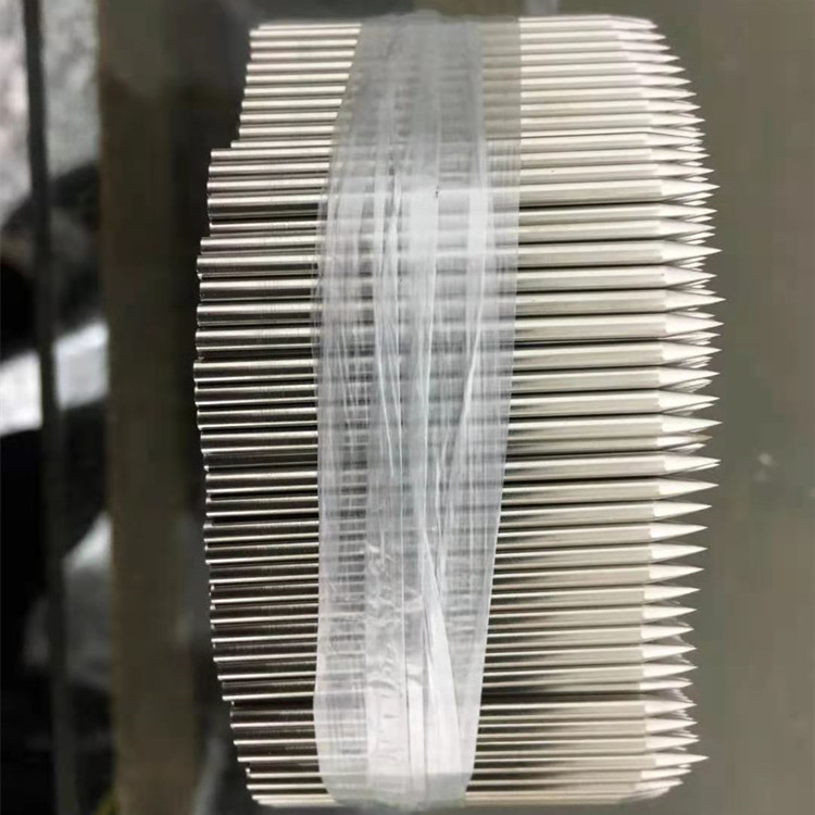 双头磨尖实心钢针 医用镀金微针 0.1 0.2 0.3 0.4mm精密钢针