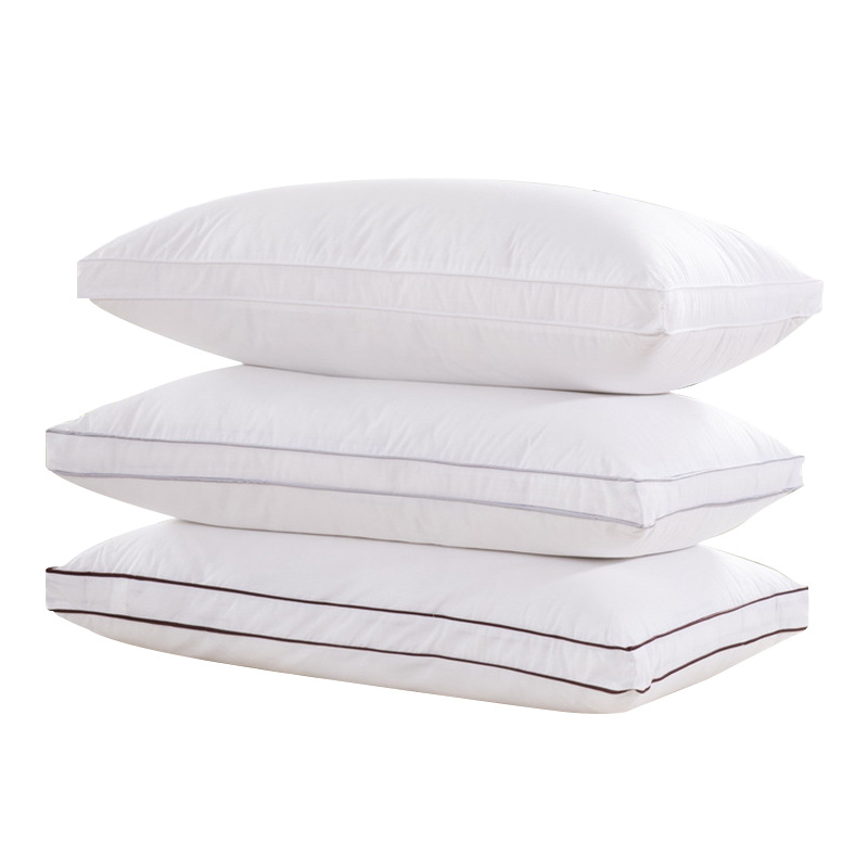 Feather velvet three-dimensional pillow core for hotels