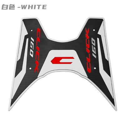Motorcycle Accessories Modified Footrest Universal Foot Pad - white