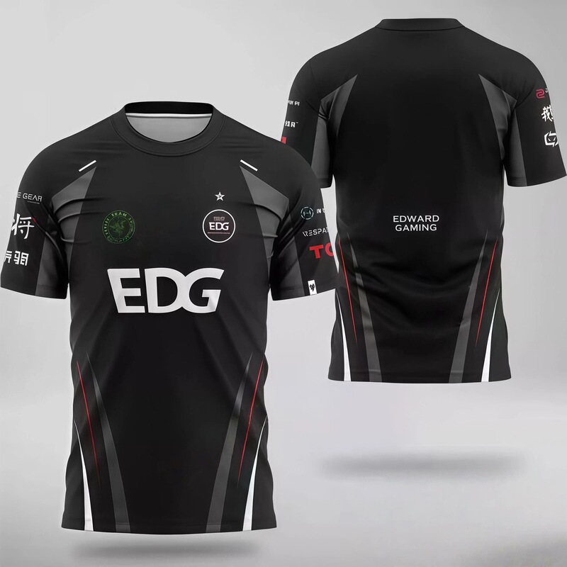 Edg Short-Sleeved T-Shirt 2026 Championship E-Sports Uniform Valorant Fashion Comfortable Zmjjkk Team Uniform Edg Short-Sleeved T-Shirt 2026 Championship E-Sports Uniform Valorant Fashion Comfortable Zmjjkk Team Uniform