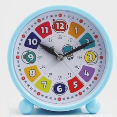 学生目覚まし時計子供の早期教育小さな目覚まし時計デスクトップウェイクアップアーティファクトかわいいシンプルな目覚まし時計寝室の学習時計