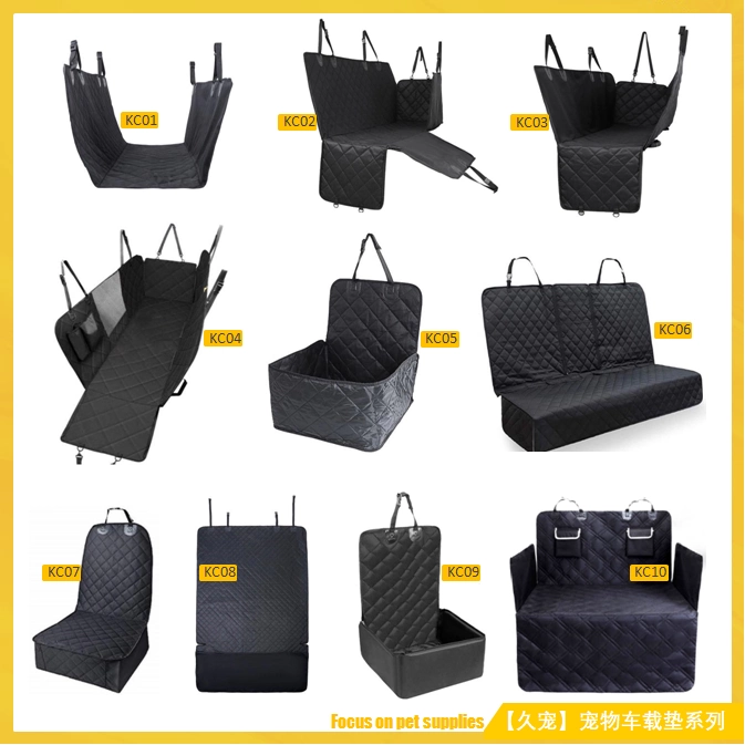 Pet Car Travel Задний автомобильный коврик для собак Путешествия Портативный питомник для собак Клетка для кошек утолщение водонепроницаемый универсальный чехол для сидений