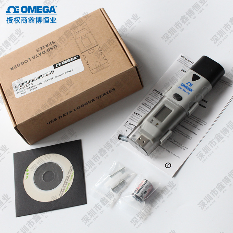 OM-20A-TC带LCD显示屏单通道USB热电偶数据记录器欧米温度记录仪