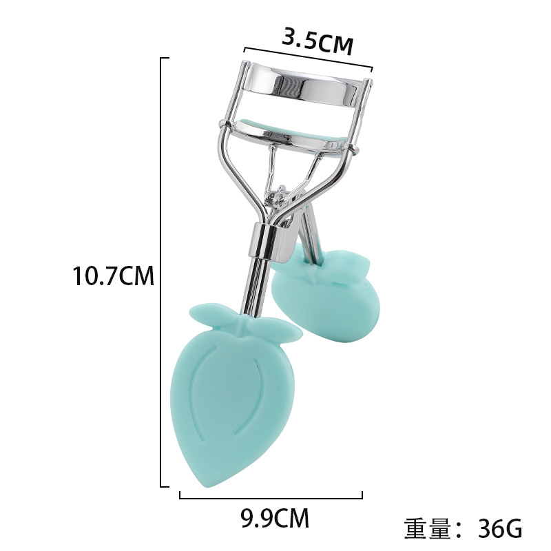 Corazón de桃 mango clip de pestañas gran ángulo natural sol pestañas curvas artefactos herramientas de maquillaje de belleza clip de pestañas novato