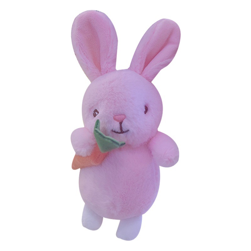 Internet celebridad de peluche de juguete de rábano conejo bolsa de conejo muñeca llavero colgante hombres y mujeres pareja llavero muñeca