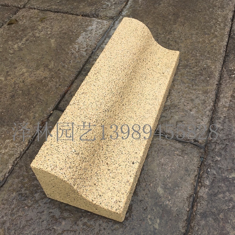 仿黄锈石PC路缘石预制混凝土水泥侧石