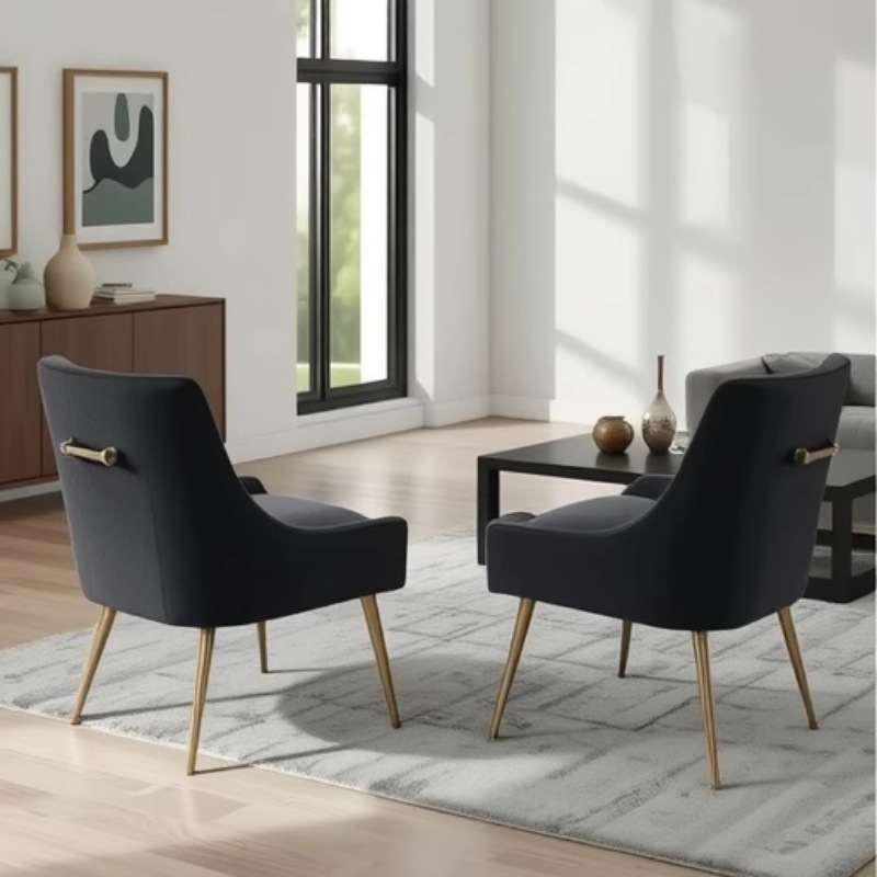 Stainless Steel Dining Chair Modern Simple Light Luxury Fashion Hotel Restaurant Dining Chair White Backrest Wedding Wedding Banquet Chair