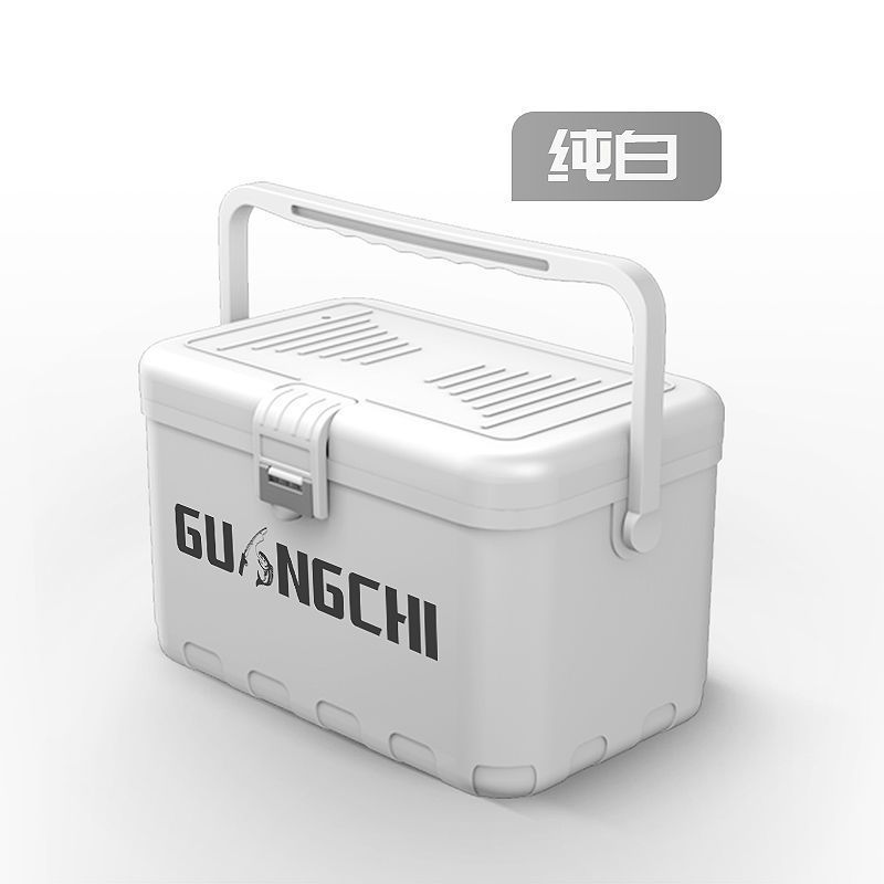 Caja de pesca ultra pequeña caja de camarón con bomba de oxígeno caja de camarón 10L ultra ligera