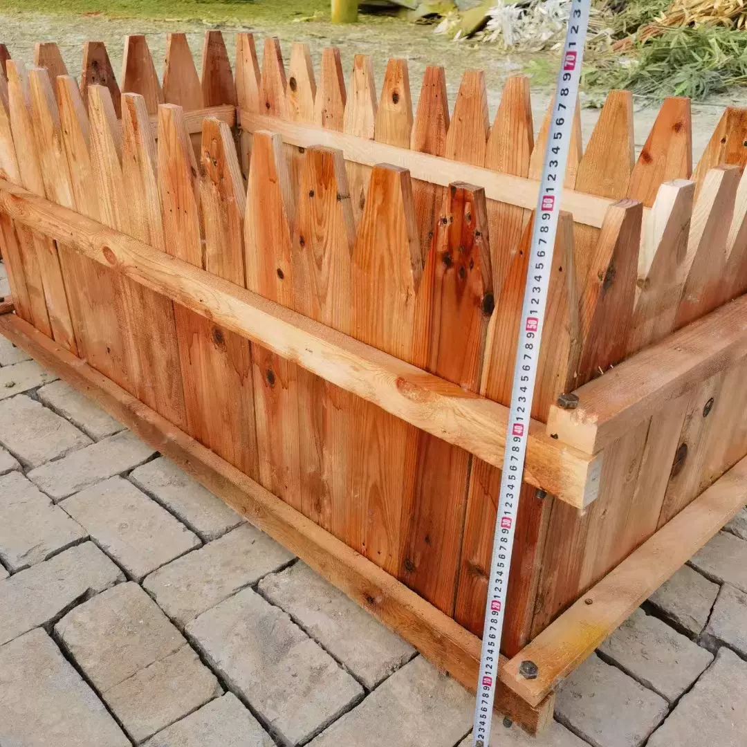 竹林盆景底座户外花园酒店仿真毛竹装饰花箱竹子绿植实木龙骨底座