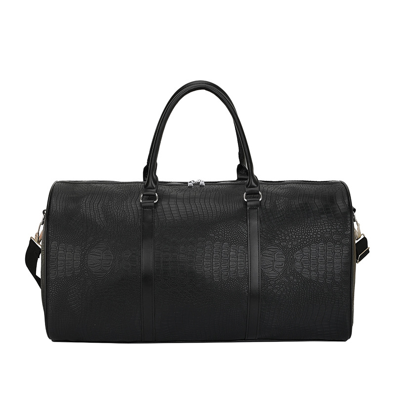 Bolsa de viaje portátil personalizada de comercio exterior transfronterizo bolsa deportiva al aire libre de corta distancia bolsa deportiva europea y americana cocodrilo bolsa