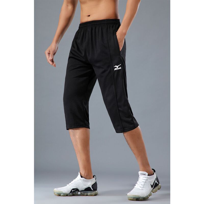 Sports Cropped Pants American Shorts over the Knee Men's Basketball Football Casual Pants Running Fitness Training Summer Loose