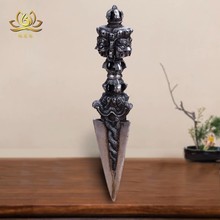 藏式复古普巴金刚橛佛前佛堂供佛金刚杵摆件