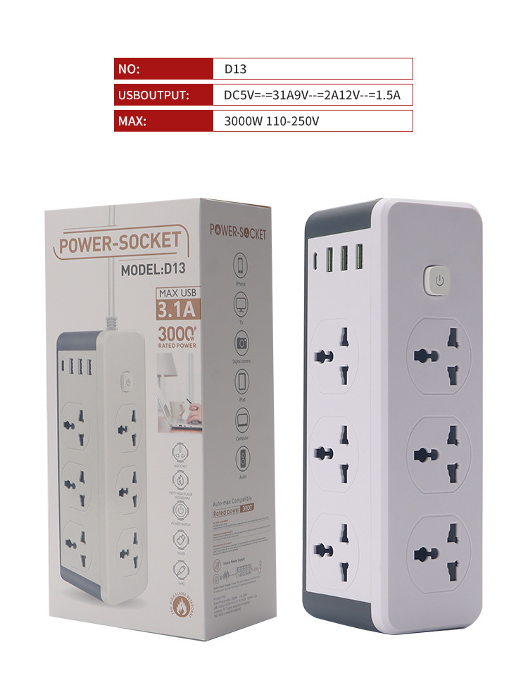 Camarón transfronterizo de comercio electrónico red lote par enchufe de doble cara 6-bit 8-Bit 10-bit poroso enchufe multiusos