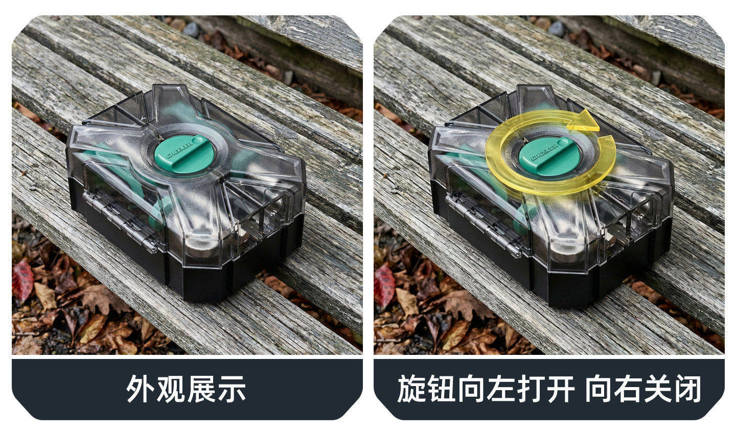 Green Forest [Moonlight Treasure Box] Ratchet Wrench Quick Dual-Use Mini Hex Key Three-In-One Socket Set