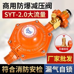 新国標SYT-2.0業務用低圧弁猛火かまど防爆減圧弁液化ガス瓶詰めホテル安全弁