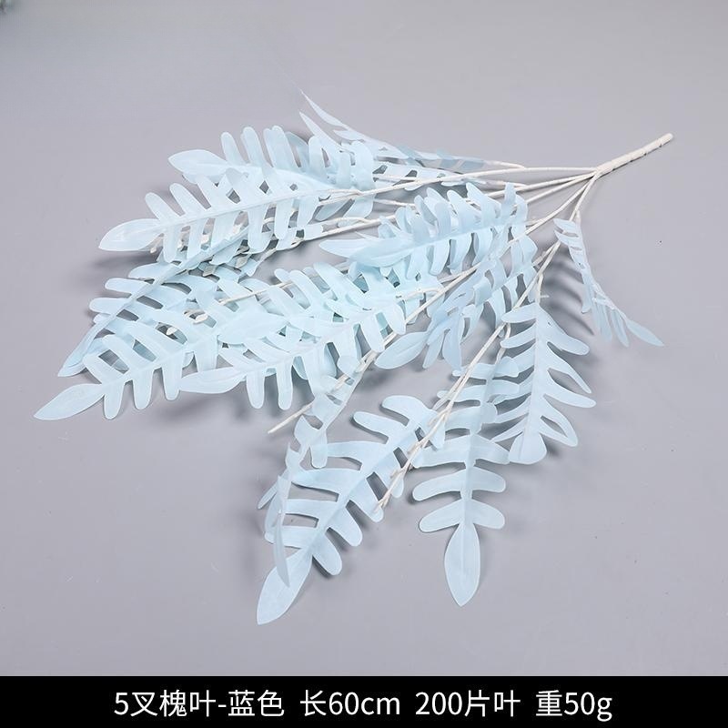蓝色系仿真花婚礼婚庆场地场景布置道具装饰花艺花材花束假花批发|undefined