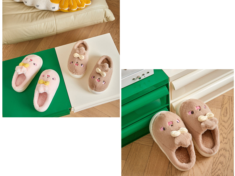 Title 11, Warme Damen-Hausschuhe mit dicker, rutschfester...