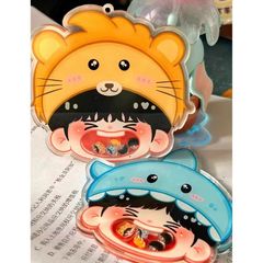 新商品のスターの周辺の孫穎莎の王楚欽の大きい口はロックのアクリルの包みのペンダントを振って星を追いかけて贈り物を飾ります。