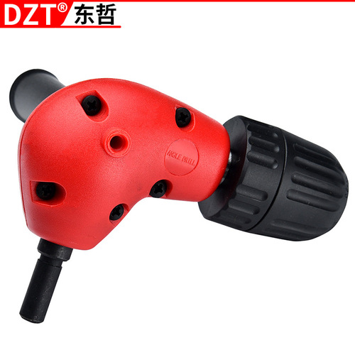 90 degree right angle electric drill three-claw chuck, turning chuck adapter for narrow space drill, alloy drilling accessories tool