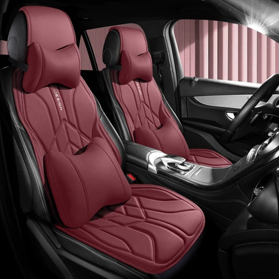 24 Years of Wholesale Car Seat Cushions, Business Nappa Leather Small Waist Split One-Piece Four-Season Multi-Piece Car Seat Cushions