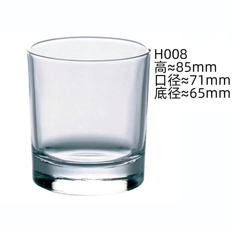 H008 두꺼운 바닥 컵 210ml (상자에 72 개)