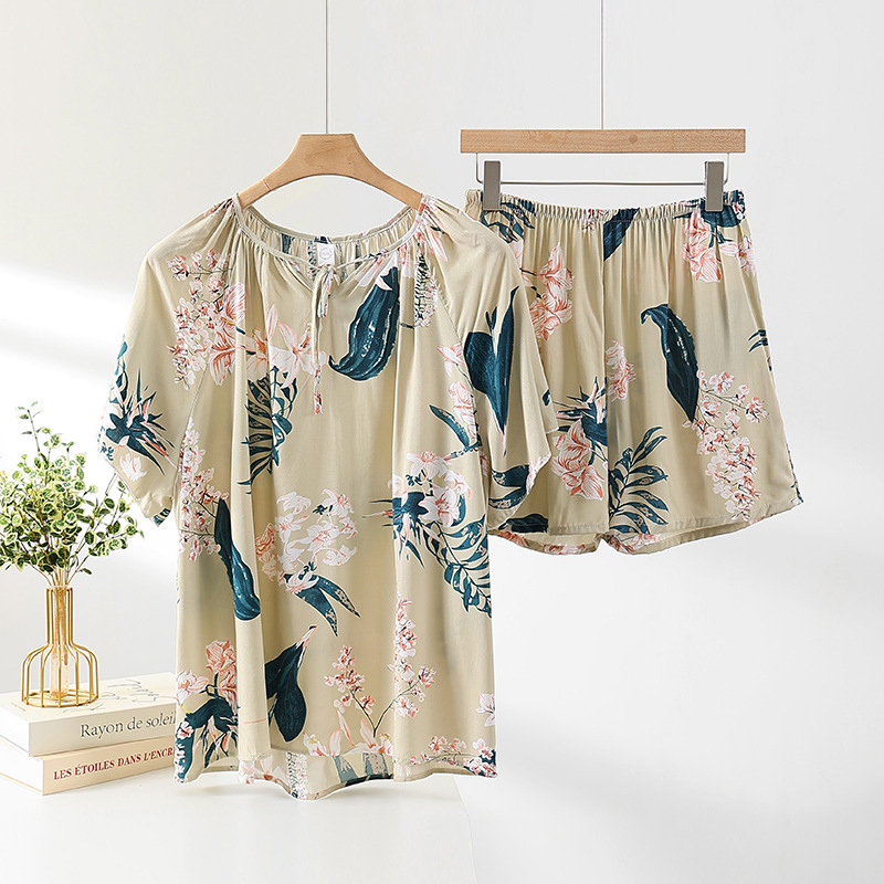 Apricot lily (short sleeves + shorts)