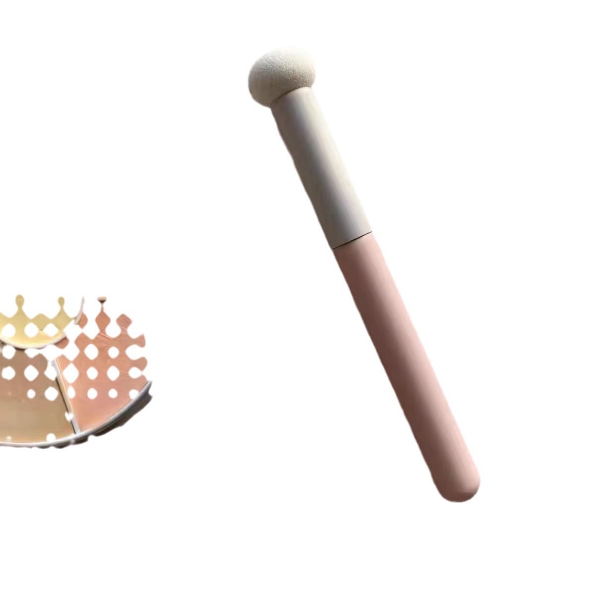 Pequeña seta corrector cepillo de setas esponja cabeza pasta natural no gruesa área grande marcas de acné marcas sin escobillas solo Mini