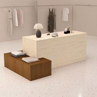 Clothing Store Island Display Stand Simple Shoe Bag Store Display Cabinet Ornaments Storage Toy Store Flow Table Display Cabinet