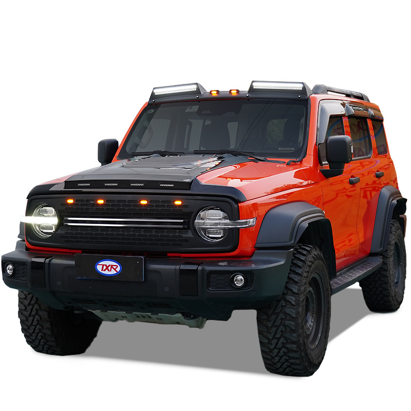 Tenxinrui aplicable tanque 300 techo modificación ligera con luz arenisca bloque cubierta de la máquina accesorios exteriores del coche