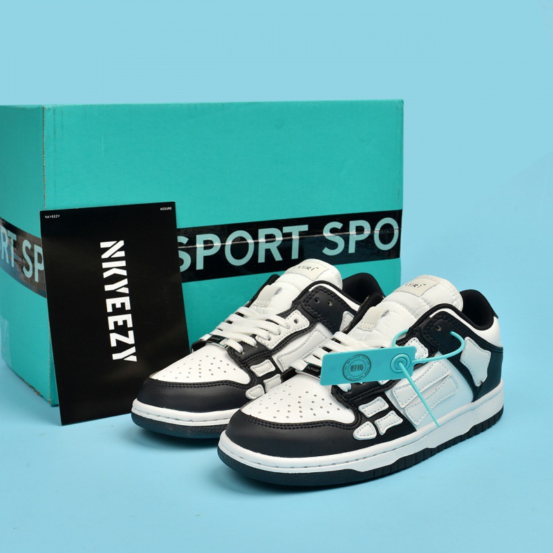 High-Version Niche Bone Shoes Men's Putian Black and White Panda aj1 Low-top Men's Shoes Sports Casual Board Shoes Women's Trendy