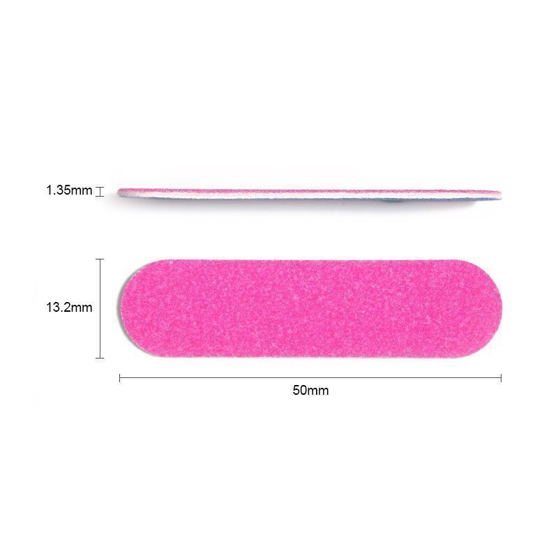 1000個/パック ネイルツール ミニ両面ネイルやすり ネイル磨きストリップ ネイル研磨ストリップ|undefined