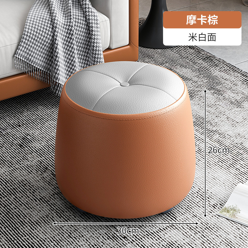 Taburete para cambiar zapatos en la puerta de entrada